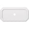 Ekena Millwork Emerald Architectural Grade PVC Ceiling Medallion, 40"W x 20"H x 3"ID x 14"C x 1"P, One-Piece CMP40X20ED-03000 - alternate 1